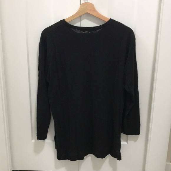 Oak + Fort Long Sleeve Shirt with Pocket - Picture 3 of 4